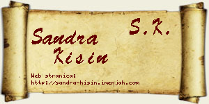 Sandra Kisin vizit kartica